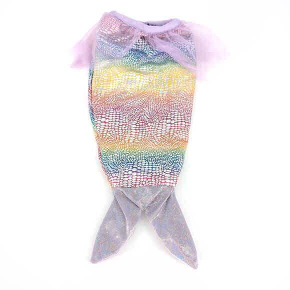 Unbranded Lilac, Blue, Green, Yellow, Red Silver Mermaid Tail for 18" Dolls -GUC - Picture 11 of 12